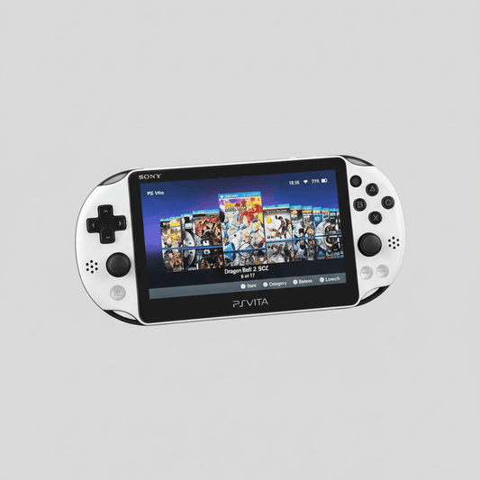 Modded PS Vita with custom firmware 64GB-256GB SD card preloaded games and emulators white console