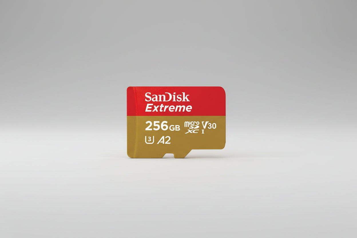 SanDisk 256GB microSD card for modded Nintendo 3DS - maximum storage, pre-installed games and emulators