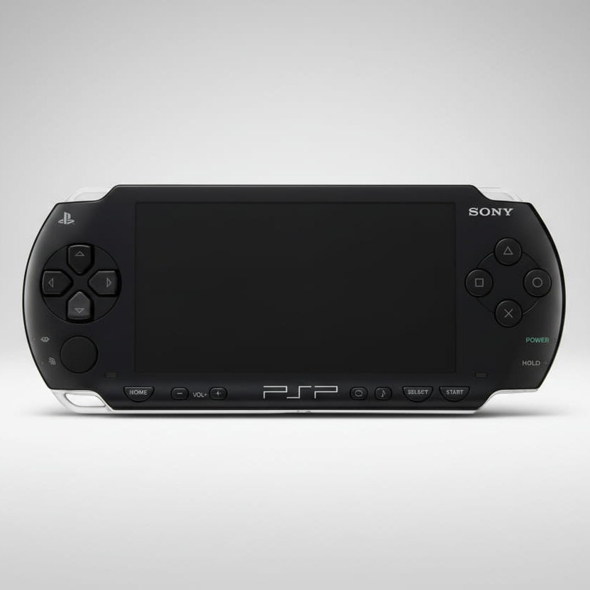 Black PSP-1000 modded console - custom firmware, NES SNES GBA PS1 emulators, 6-month warranty