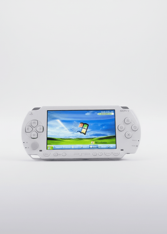 White Sony PSP-1000 with CFW - pre-loaded emulators and retro games, ready to play