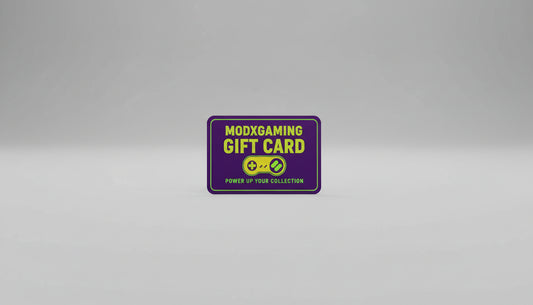 ModXGaming gift card with gaming controller symbol on a purple background “ModXGaming digital gift card for gaming products and online purchases.”
“ModXGaming gift card image for redeeming store credit.”
“ModXGaming e-gift card graphic for gaming accessories and digital items.”