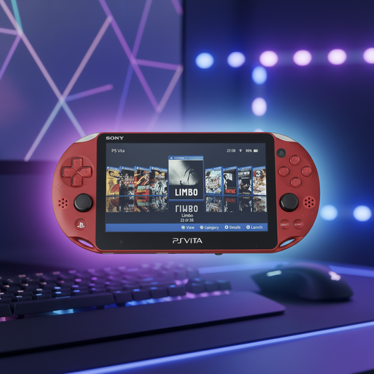 Here it is as plain text you can long-press to copy:  `Modded PS Vita console with custom firmware - ModxGaming UK`