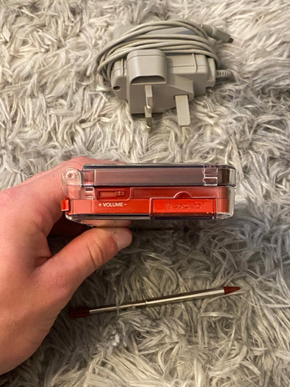 Flame Red Nintendo 3DS - Modded, 128GB SD