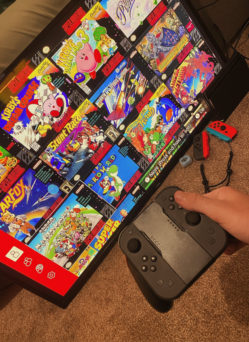 Modded Nintendo Switch – 128GB SD, Plug & Play, Preloaded Games + Full Accessories