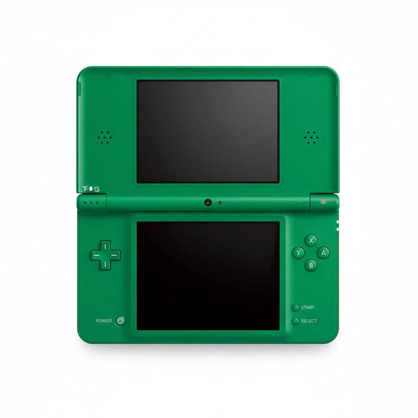  Modded Nintendo DSi XL green edition with custom firmware emulators and pre-installed games on SD card