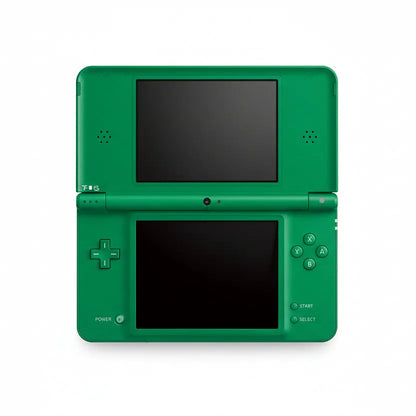  Modded Nintendo DSi XL green edition with custom firmware emulators and pre-installed games on SD card