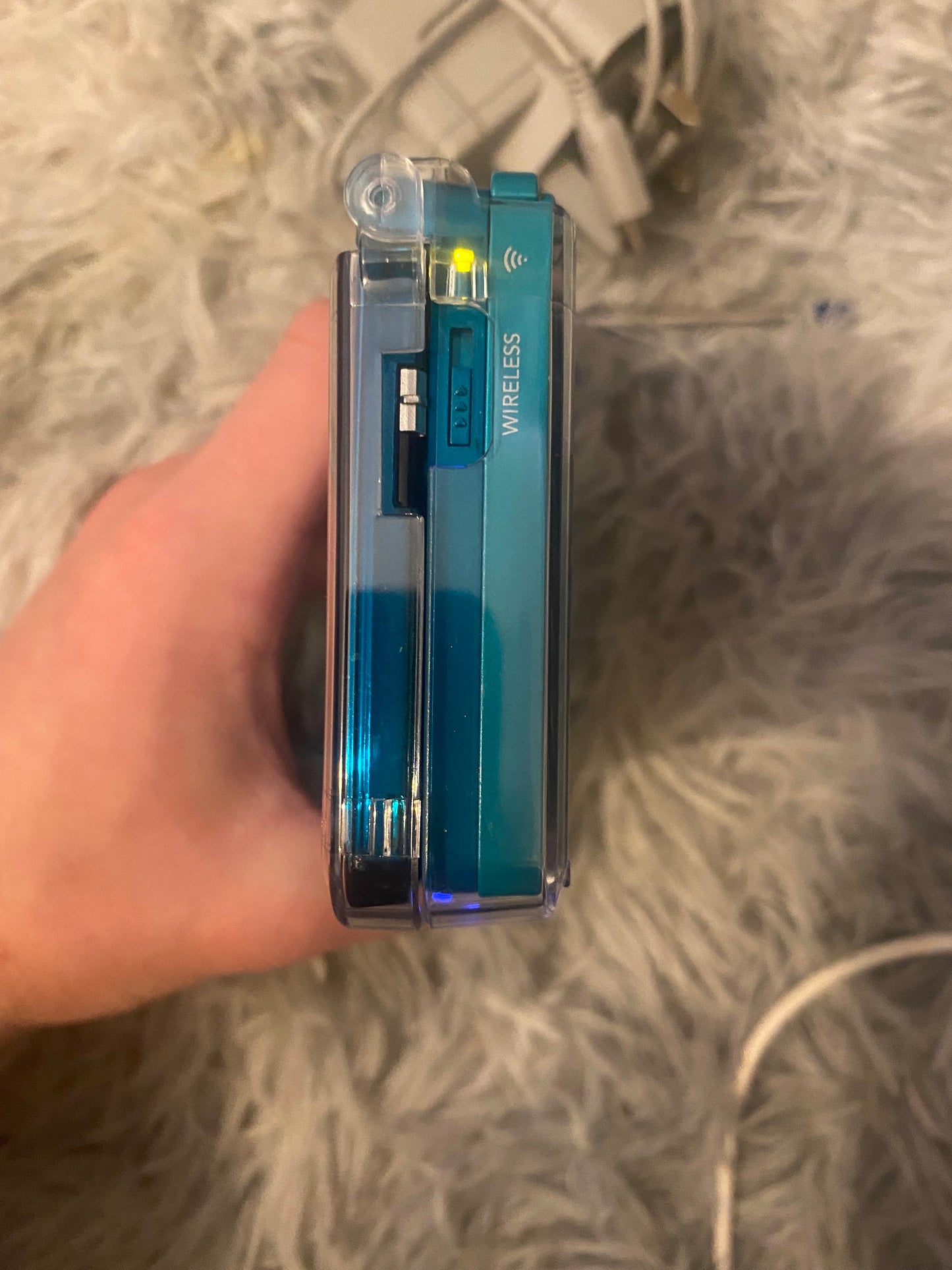 Aqua Blue Nintendo 3DS - Modded, 128GB SD