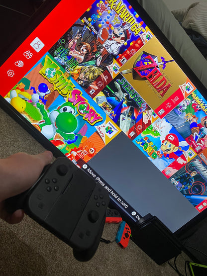 Modded Nintendo Switch – 128GB SD, Plug & Play, Preloaded Games + Full Accessories