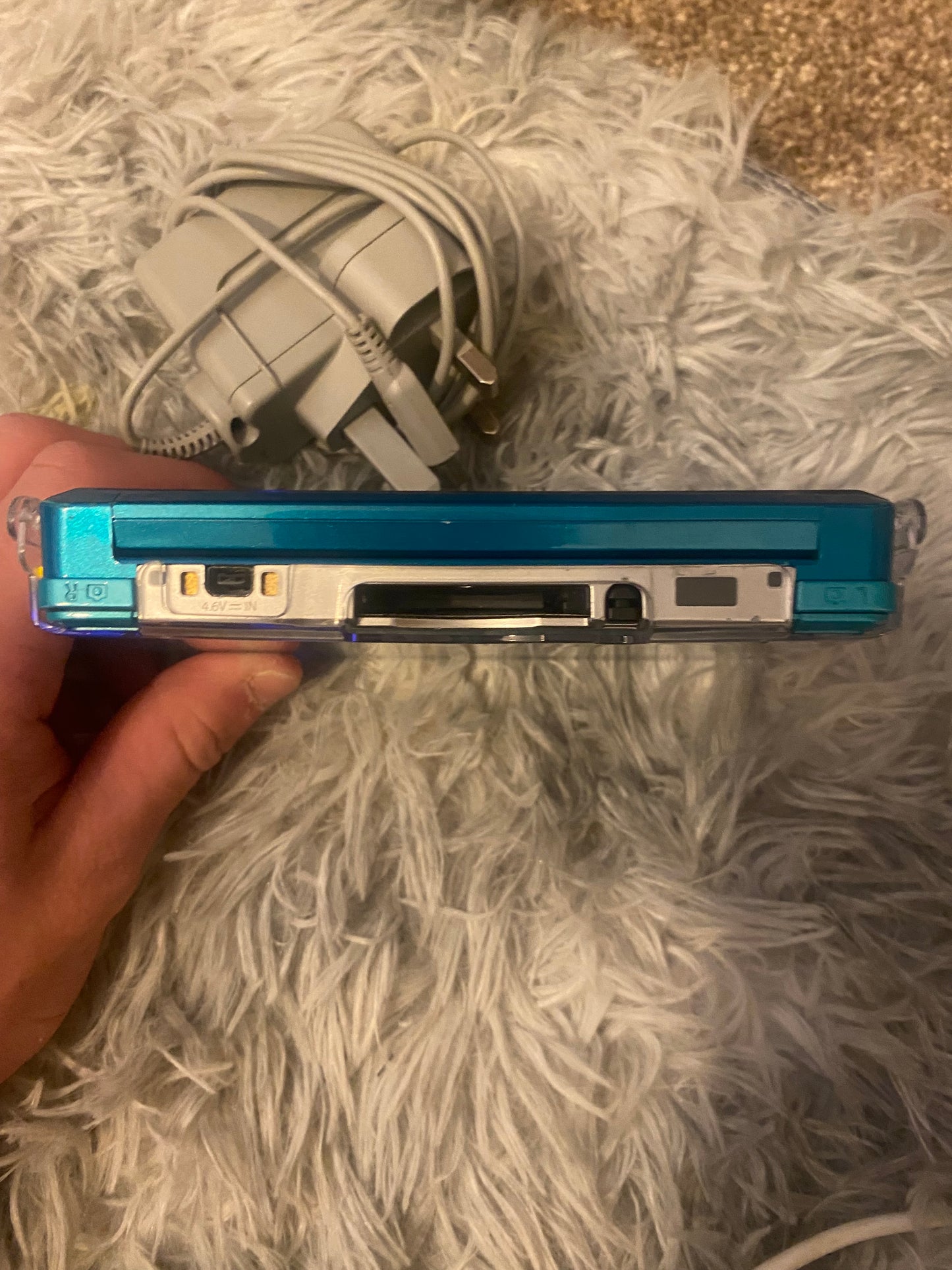 Aqua Blue Nintendo 3DS - Modded, 128GB SD