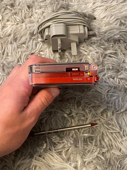 Flame Red Nintendo 3DS - Modded, 128GB SD