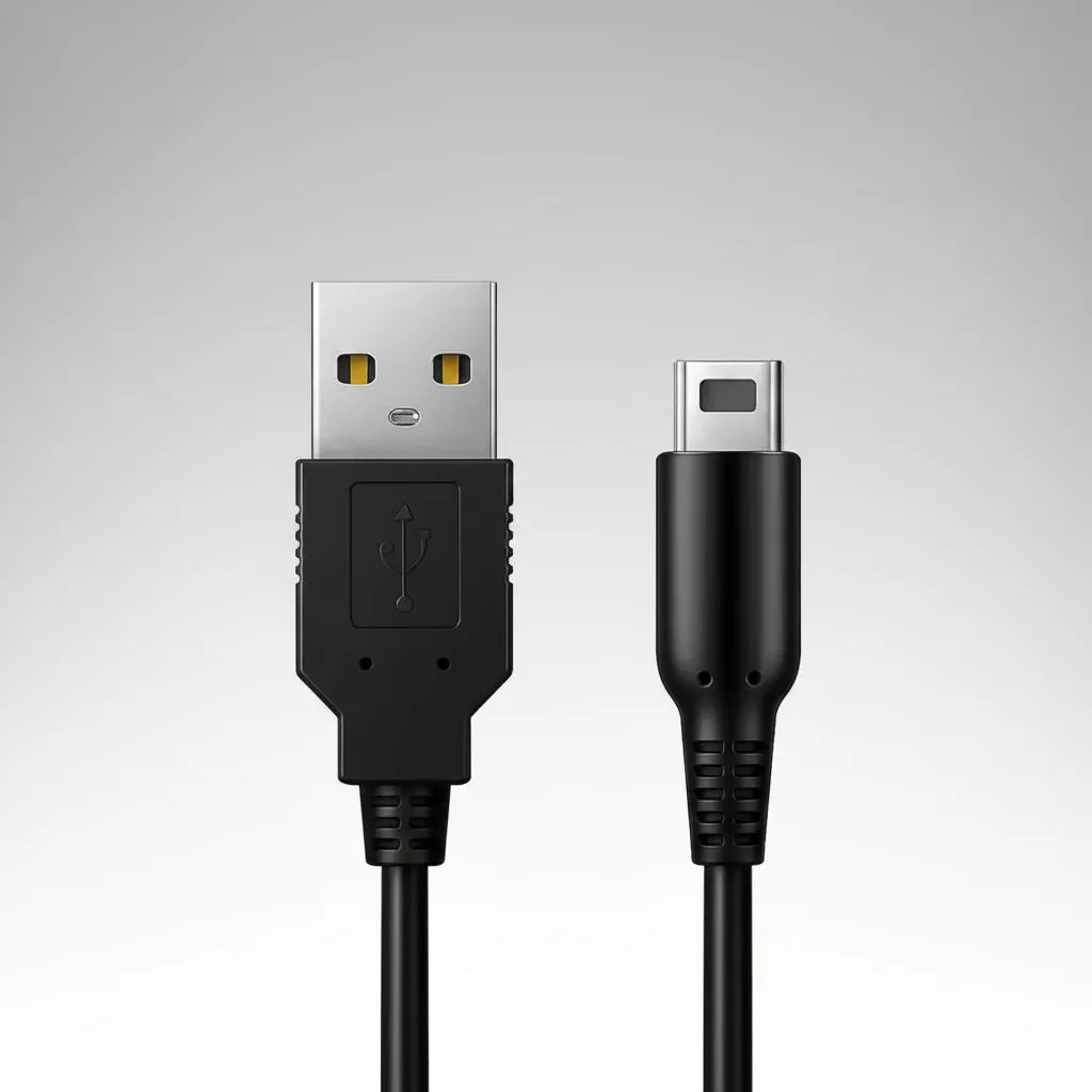 Nintendo 3DS XL charger cable included with every ModxGaming modded console
