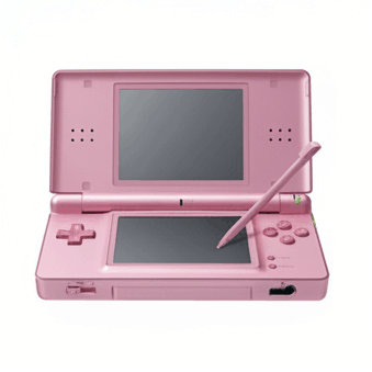 Modded Nintendo DS Lite pink open - custom firmware pre-installed games UK seller
