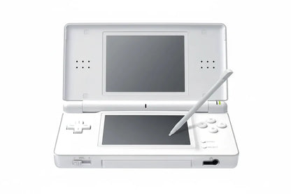 Pearl white Nintendo DS Lite modded - custom firmware and emulators preloaded