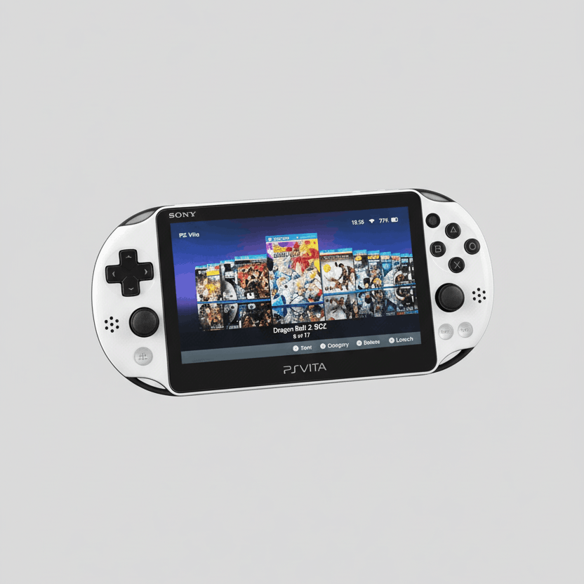 Modded PS Vita with custom firmware 64GB-256GB SD card preloaded games and emulators white console
