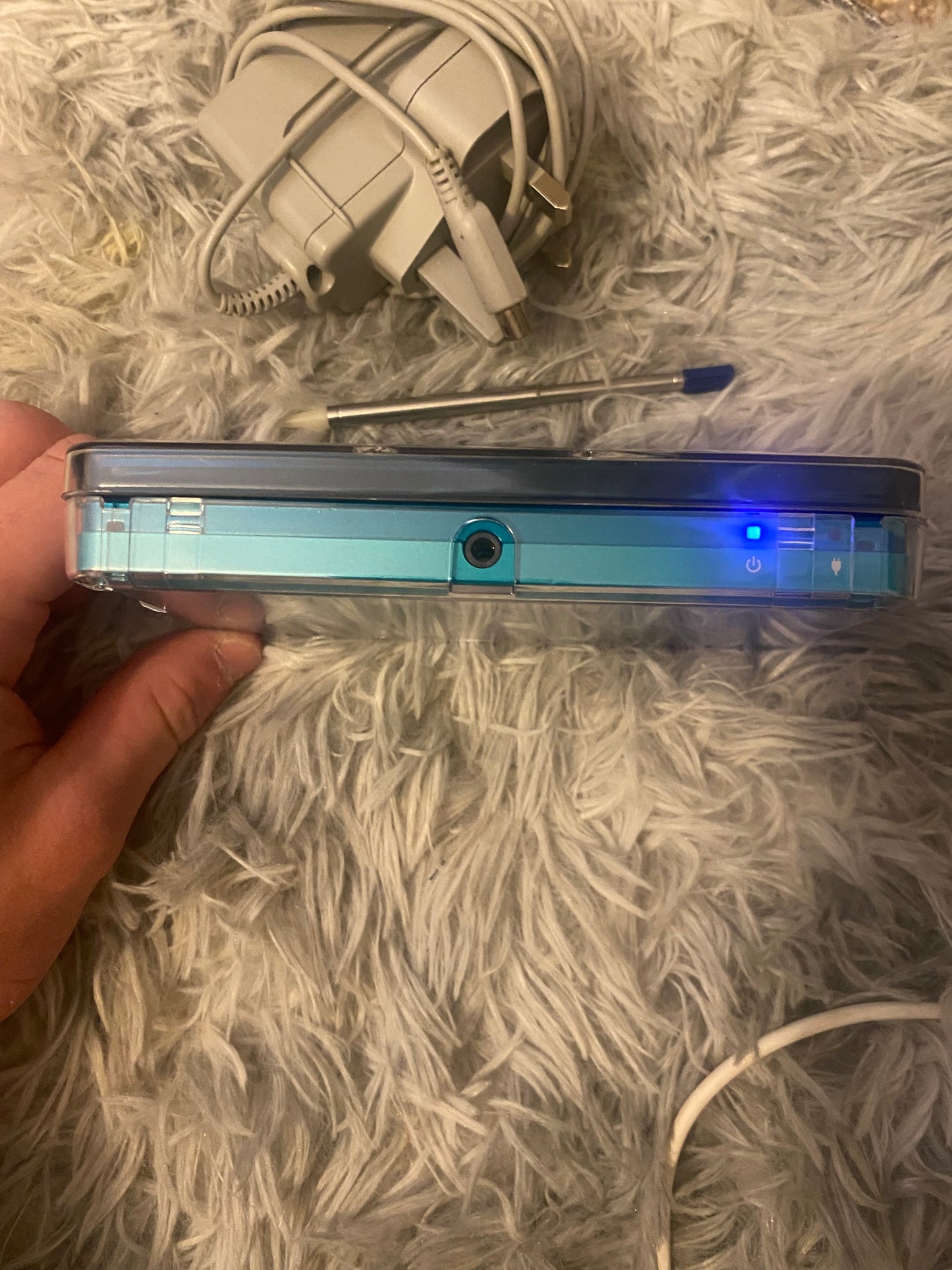 Aqua Blue Nintendo 3DS - Modded, 128GB SD