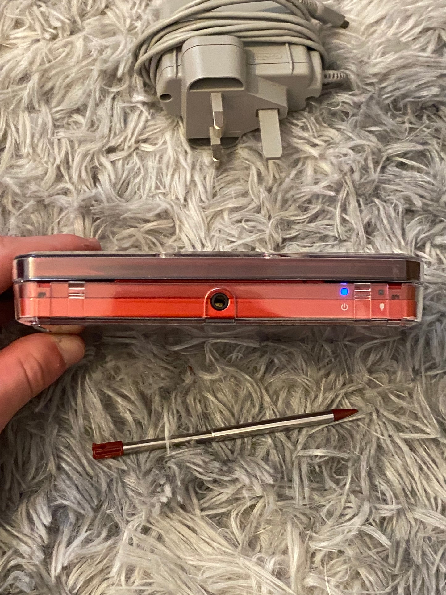 Flame Red Nintendo 3DS - Modded, 128GB SD