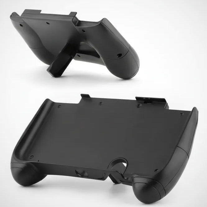 Nintendo 3DS XL hand grip - side angle view showing controller-style handles
