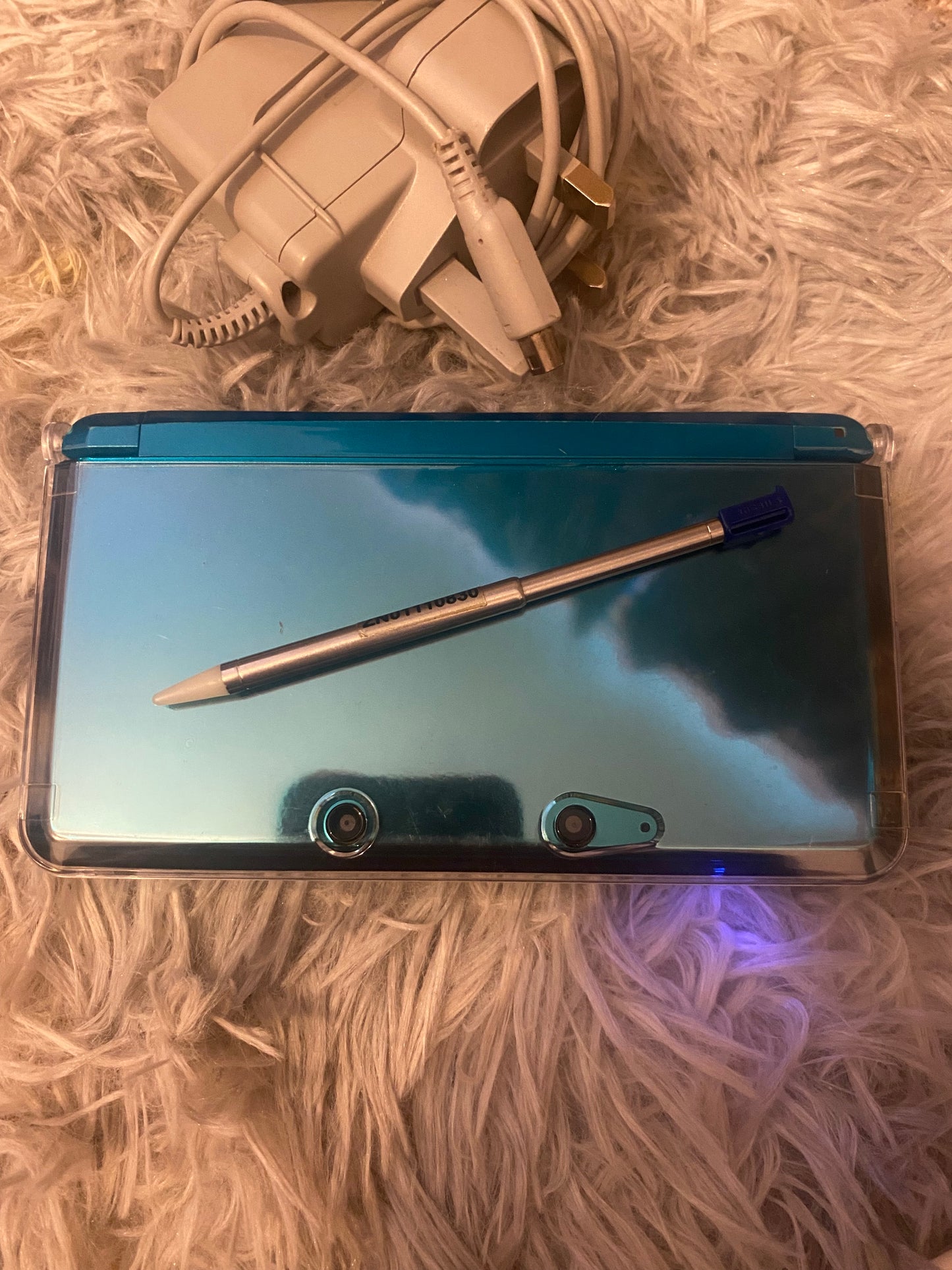 Aqua Blue Nintendo 3DS - Modded, 128GB SD