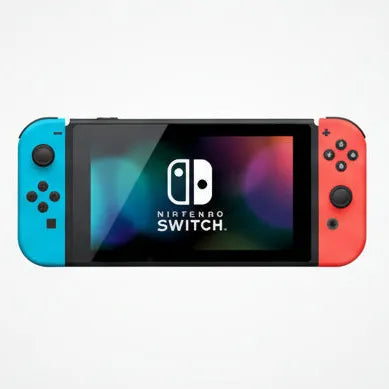 Neon red blue Nintendo Switch original console modded 64GB 128GB 256GB custom firmware available