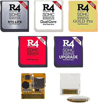 R4 flashcart and memory cards for Nintendo DS Lite - custom firmware compatible