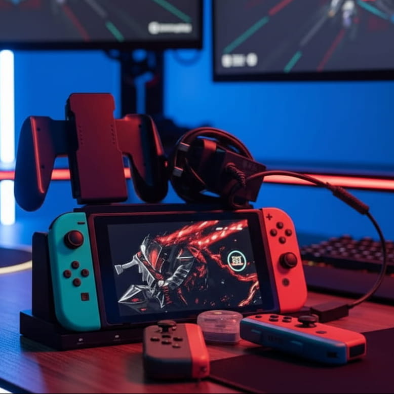 Modded Nintendo Switch complete bundle 64GB 128GB 256GB SD card accessories preloaded games