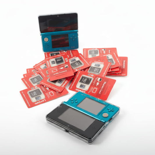 Modded Nintendo 3DS with game cartridges bundle - custom firmware pre-installed games UK seller