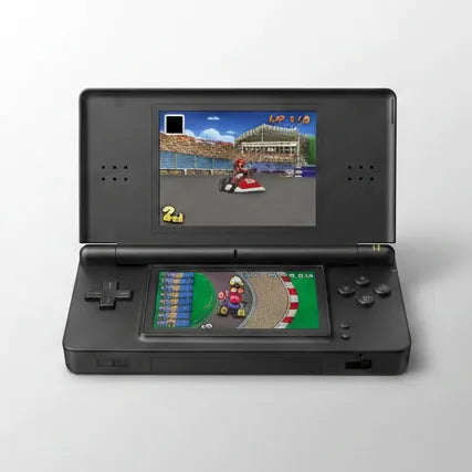 Modded Nintendo DS Lite black handheld - pre-installed games custom firmware UK