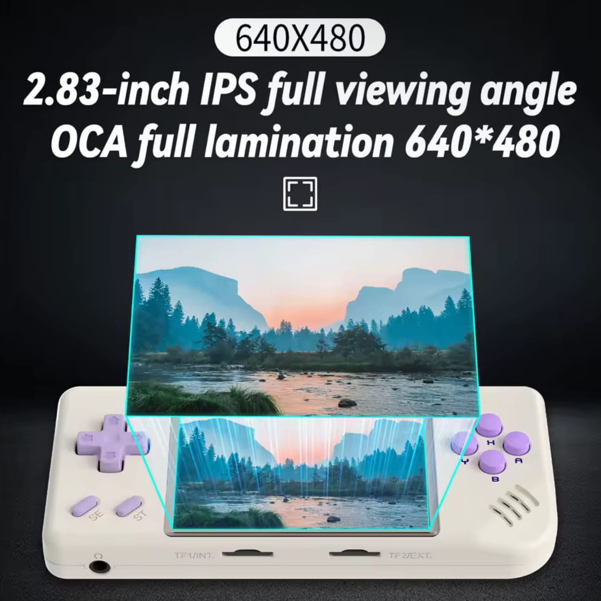 ANBERNIC RG28XX retro handheld - 128GB expandable storage, thousands of pre-installed retro games