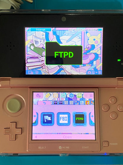 Pink Nintendo 3DS – Modded, 128GB SD