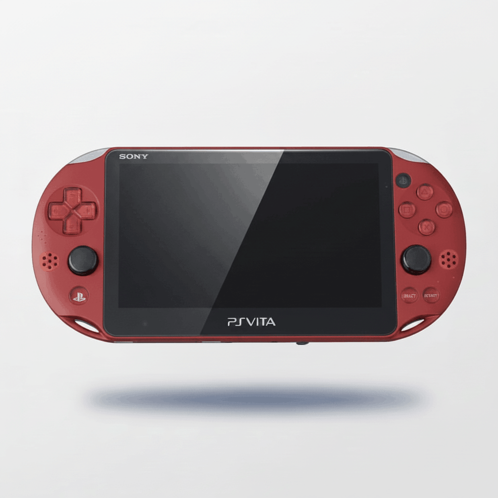 Sony PS Vita 2000 Metallic Red handheld console modded with custom firmware and pre-installed games - ModxGaming UK
