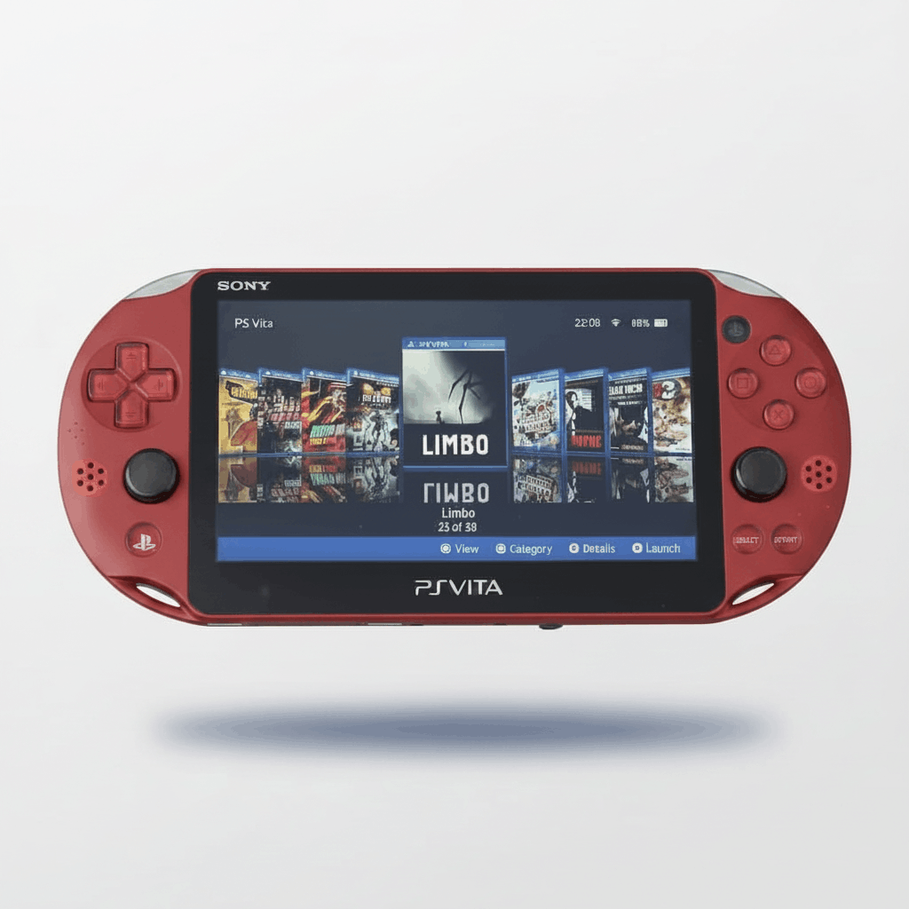 Modded PS Vita 2000 Metallic Red with pre-installed games running on custom firmware - ModxGaming UK
