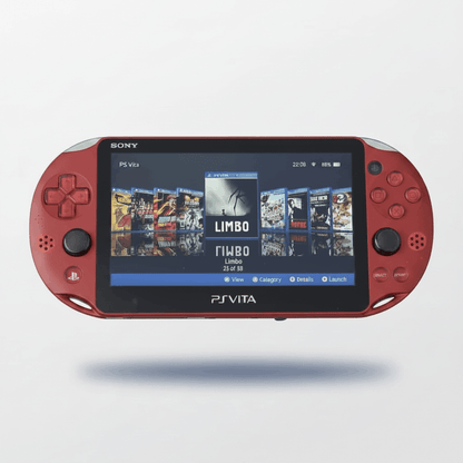 Modded PS Vita 2000 Metallic Red with pre-installed games running on custom firmware - ModxGaming UK