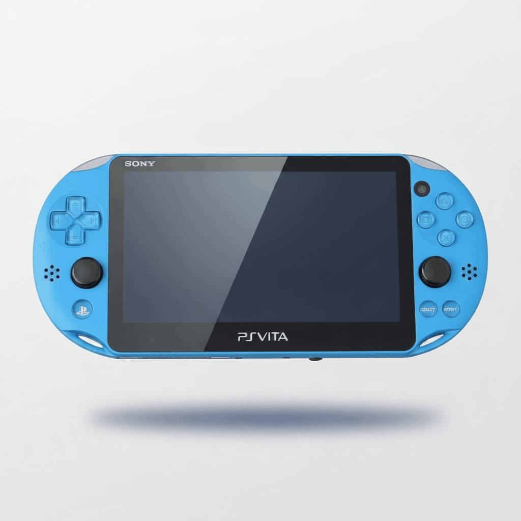 Sony PS Vita 2000 Aqua Blue modded handheld console with custom firmware and pre-installed games - ModxGaming UK