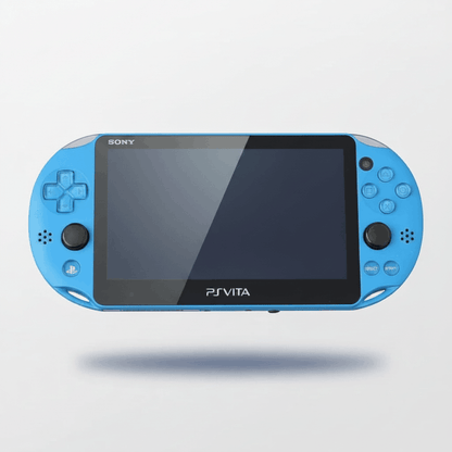 Sony PS Vita 2000 Aqua Blue modded handheld console with custom firmware and pre-installed games - ModxGaming UK