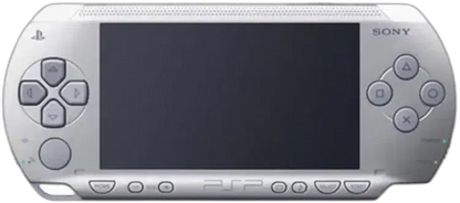 Sony PlayStation Portable (PSP) gaming console on a white background  “Ice silver modded PSP 1000 with 128GB SD card, custom firmware, emulators and pre installed games”

“Sony PSP 1000 ice silver jailbroken console featuring 128GB storage, custom firmware and classic games”

“PSP 1000 ice silver modded handheld with custom firmware, emulator support, and 128GB SD card included”