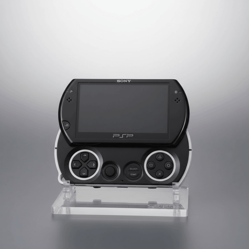 Modded PSP Go 64GB 128GB 256GB black edition - professional modification with emulators and games installed