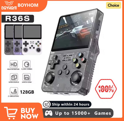 Retro Handheld Video Game Console Linux System 64GB