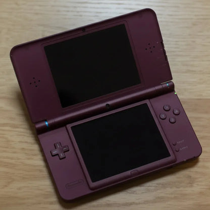 Nintendo DSi XL custom firmware handheld console with 256GB SD card and pre-loaded game library