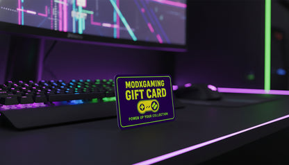 “ModXGaming digital gift card for gaming products and online purchases.”

“ModXGaming gift card image for redeeming store credit.”

“ModXGaming e-gift card graphic for gaming accessories and digital items.”  “ModXGaming digital gift card image.”

“ModXGaming gift card graphic for online purchases.”

“ModXGaming website gift card design.”