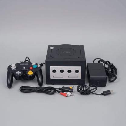 Black and indigo modded GameCube consoles - 64GB-256GB SD card, custom firmware, pre-installed games