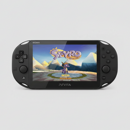 Black modded PS Vita playing Spyro - pre-loaded retro games console, 64-256GB UK
