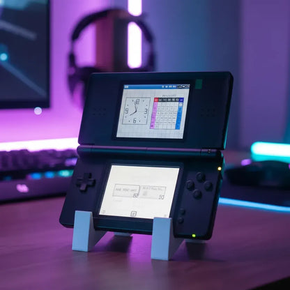 Modded Nintendo DS Lite black gaming setup - custom firmware pre-installed UK seller