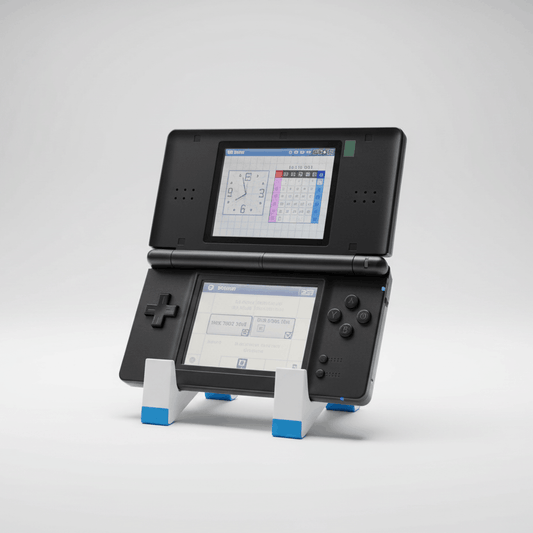 Nintendo DS Lite modded console with charger and stylus - complete package