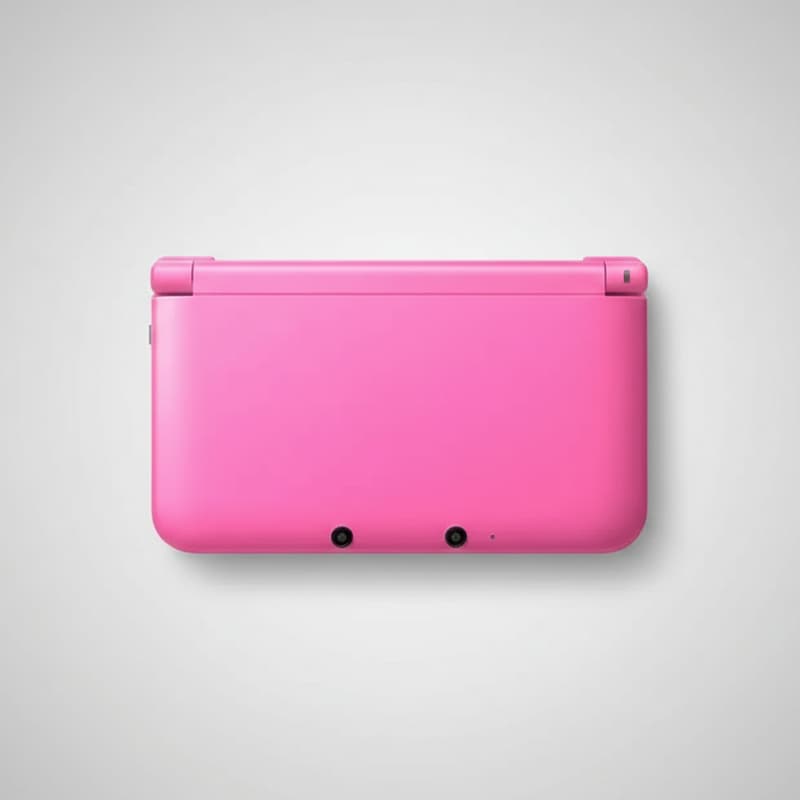 Pink modified Nintendo 3DS XL with Luma3DS custom firmware and homebrew emulators
