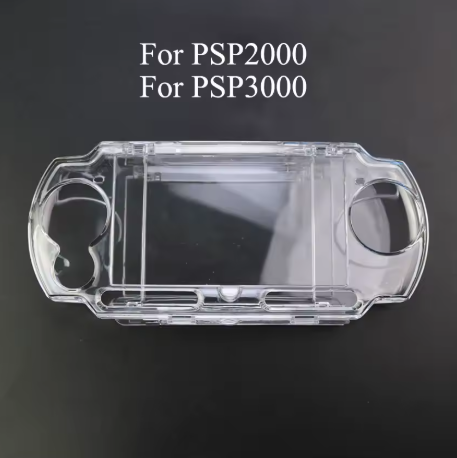 Clear protective case for PSP2000 and PSP3000 - crystal hard shell transparent cover