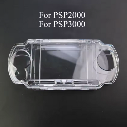 Clear protective case for PSP2000 and PSP3000 - crystal hard shell transparent cover