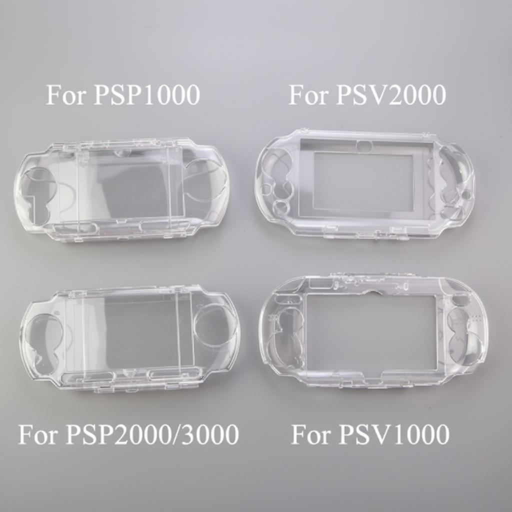 White protective hard case for PS Vita portable gaming console dust-proof cover