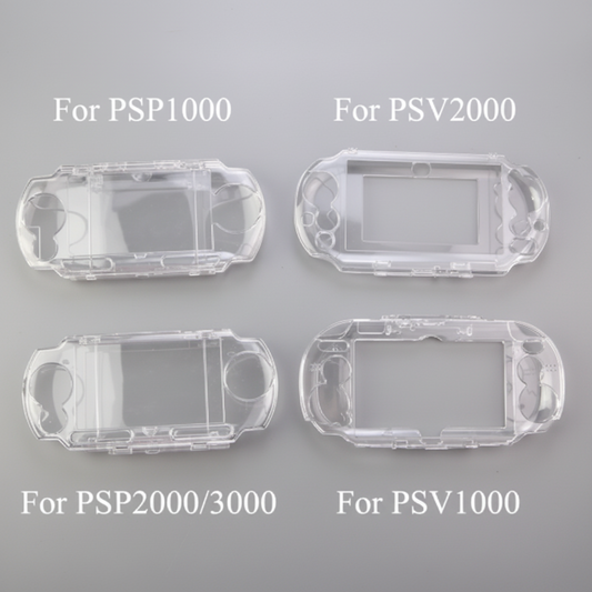 White protective hard case for PS Vita portable gaming console dust-proof cover