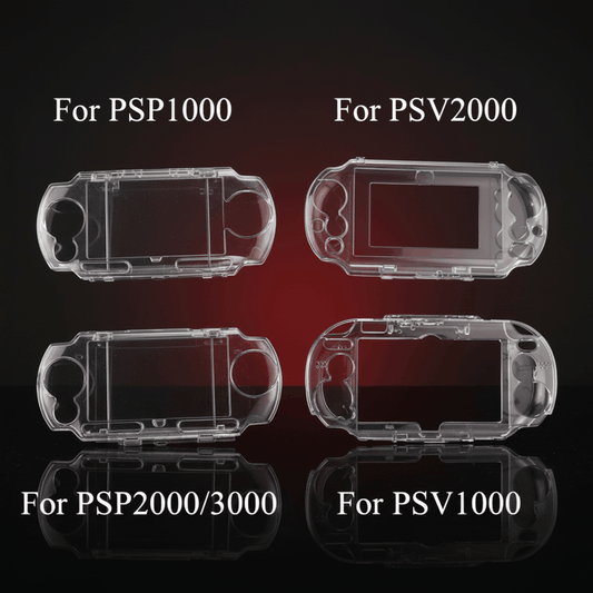Clear crystal hard cases for PSP 1000, PSP 2000/3000, PS Vita 1000 and PS Vita 2000 – full range of Sony handheld protective covers | ModxGaming UK