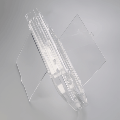 PS Vita inside clear protective case showing perfect fit transparent hard shell gaming accessory